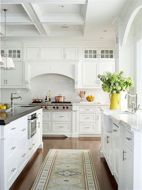37 Stunning Kitchen Ideas White Cabinets White Cottage Kitchens