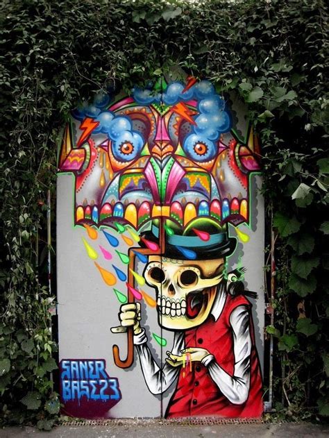 Street Art By Mexican Artist Saner Work In Berlin Street Art