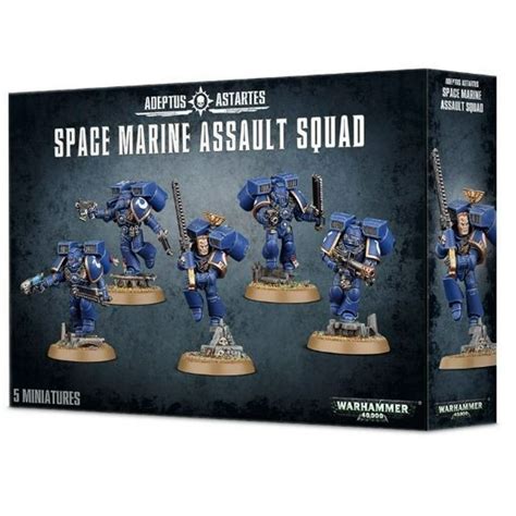40k Space Marines Assault Squad This Box Set Contains Five Multi Part