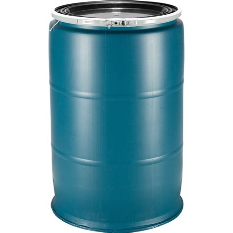 55 Gallon Plastic Drum Reconditioned Mixed Colors Un Rated