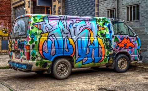 Graffiti Van Photo One Big Photo