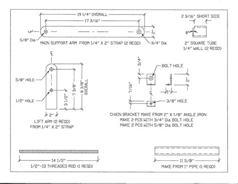 3 Point Hitch Dimensions Diagram