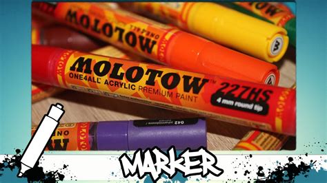 Graffiti Acrylic Marker Review 3 MolotowOne4All YouTube