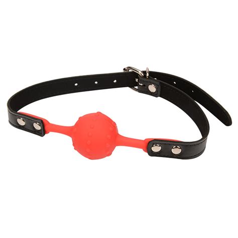 Fetish Silicone Ball Gag Mouth Gags Stopper Bdsm Bondage Torture Bedroom Kinky Play Flirting Fun