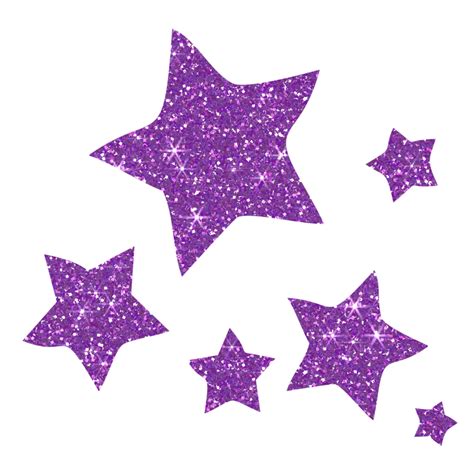 Purple Star Glitter On Transparent Backgroundstar Icon 30778491 Png