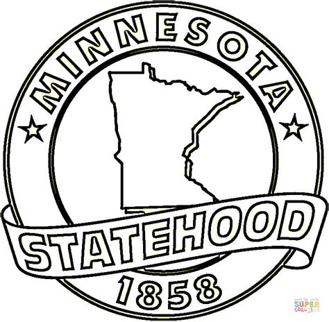 1044x747 gopher minnesota vikings coloring sheets. Minnesota State coloring page | Free Printable Coloring Pages
