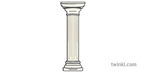 Doric Column Pillar Ancient Greece Column Display Posters KS1