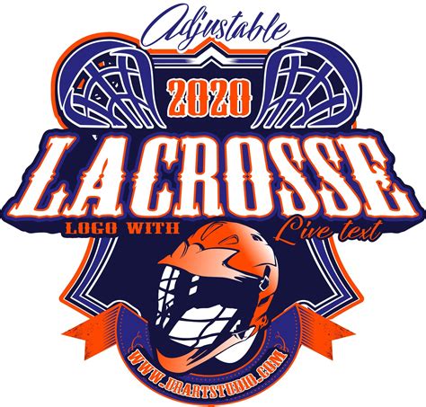 Lacrosse Adjustable Vector Logo Design With Live Font 304 Urartstudio
