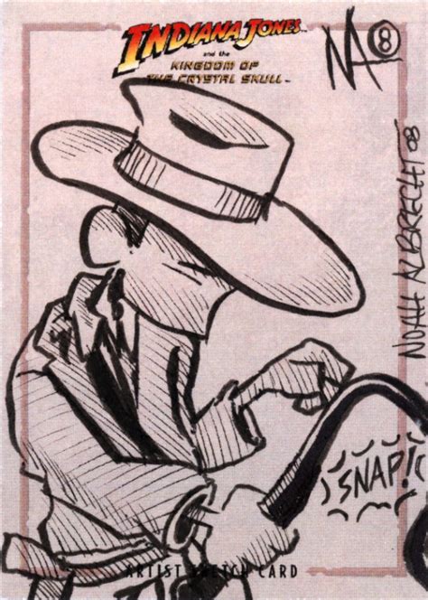 Indiana Jones Sketch Card By Noah Albrecht I In Philip R Freys