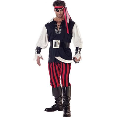 Set your costume above the rest! Wild New Design Captain Pirates of the Caribbean Adult Men Cutthroat Pirate Buccaneer Halloween ...