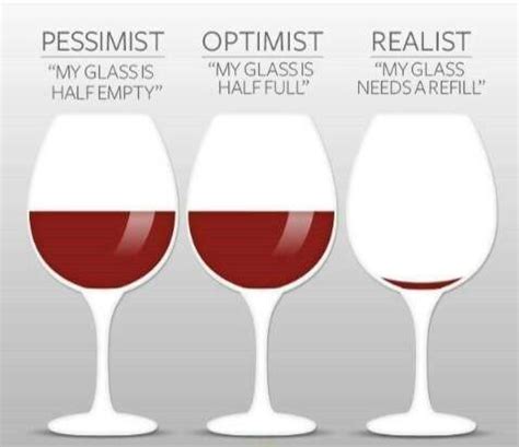 They tend to see a world that is as bad as it gets and. Pessimist vs Optimist vs Realist | Humor and Hilarious