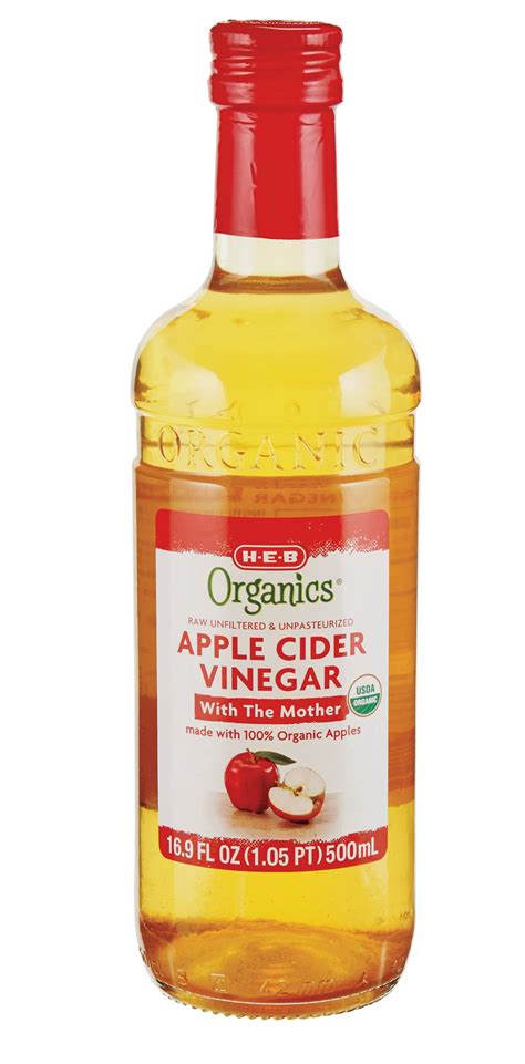 H E B Organics Apple Cider Vinegar Shop Vinegar And Cooking Wine At H E B