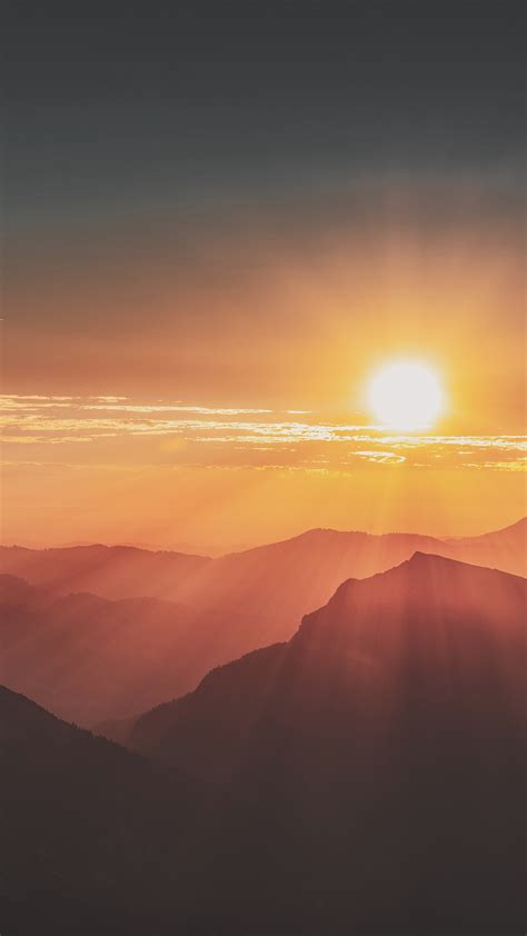 2160x3840 Sunrise Mountains Landscape Evening 5k Sony Xperia Xxzz5