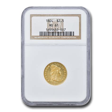 Buy 1804 Gold Capped Bust Quarter Eagle Ms 61 Apmex
