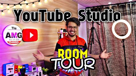 My Youtube Studio Room Tour Ft Amg All In One Dream Setup 🔥 Youtube