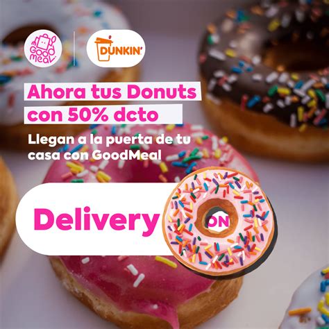 50 De Descuento En Donuts En Dunkin Al Pedir Por Good Meal Cazaofertas Chile