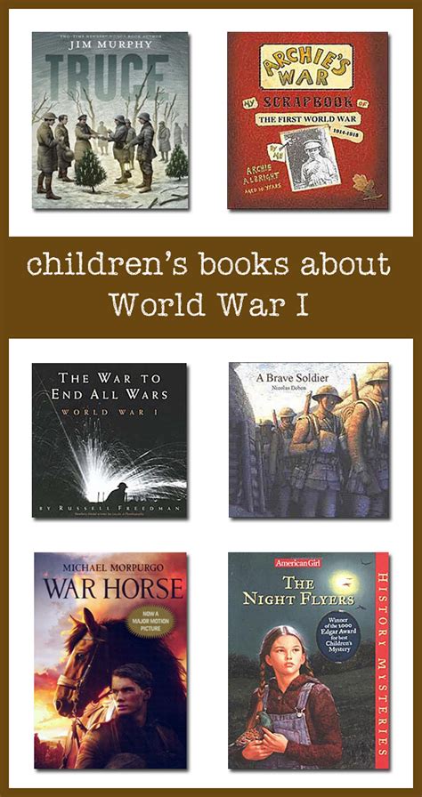 Best World War 1 Books for Kids -- K-8