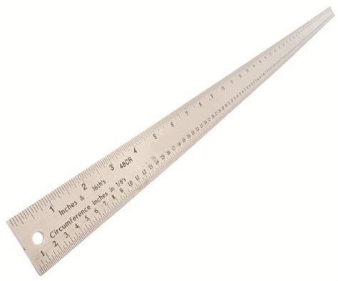 48 Hd Ss Circumference Reading Both Sides Ruler Heavy Duty J Bee