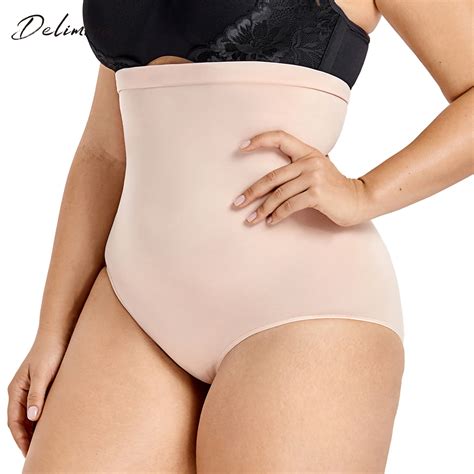 DELIMIRA Women S Seamless High Waist Tummy Control Panties Body Shaper