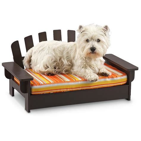 Wood Adirondack Pet Bed 221570 Kennels And Beds At Sportsmans Guide