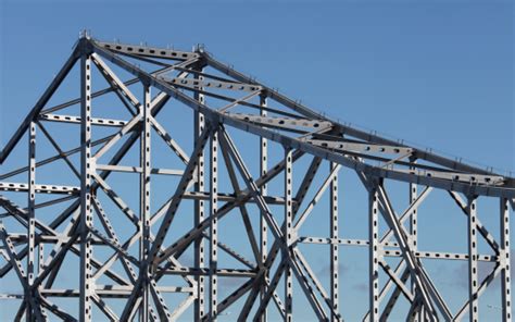 Steel Cantilever Bridge Detail Sf Bay Area Stock Photo Download Image