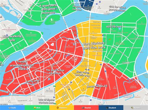 Saint Petersburg Neighborhood Map