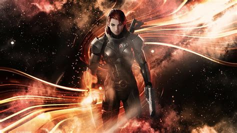 Hd Wallpaper Mass Effect Jane Shepard Commander Shepard Wallpaper Flare