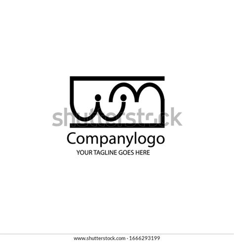 Unique Logo Designed Only One Color Stock Vector Royalty Free 1666293199 Shutterstock