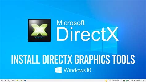Install Directx Graphics Tools In Windows 10 11 Youtube
