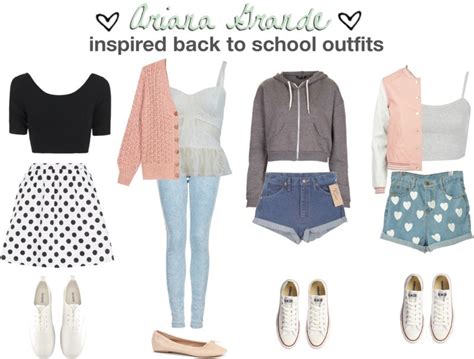 Ariana Grande Inspired Back To School Outfits