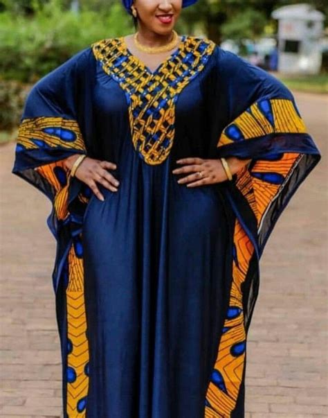 Ankara Boubou Gown Long Dress African Women Clothing Ankara Dress