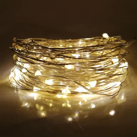 Solar Powered Led Fairy Lights 33 Foot Waterproof With
