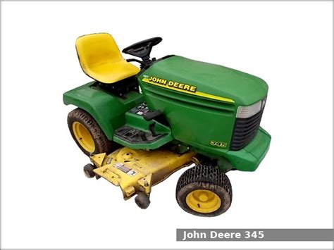 John Deere 345 Lawn And Garden Tractor Review And Specs Tractor Specs
