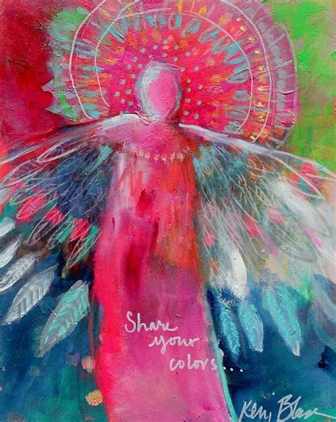 Colorful Art Fine Art America Angel Painting Abstract Art Painting