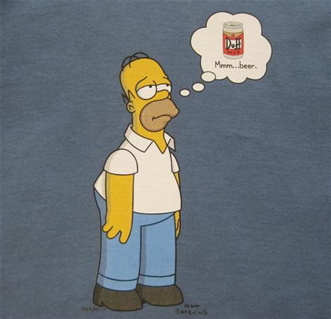 T Shirts Adults The Simpsons Mmmbeer