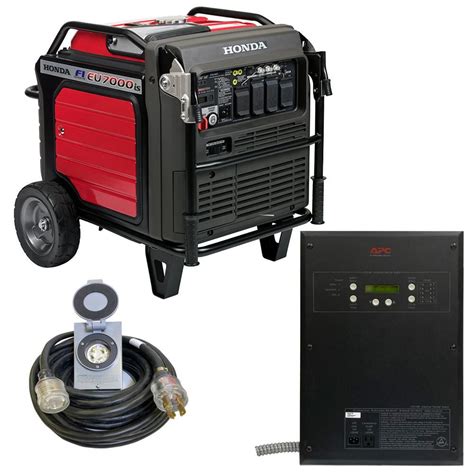 Honda Inverter 7000 Watt Standby Gasoline Generator 120240v Single