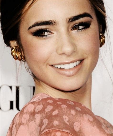 lily collins brows lilly collins phil collins beauty make up beauty hacks hair beauty
