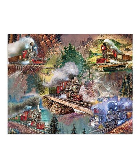 Springbok Puzzles Thrilling Trains 1000 Piece Jigsaw Puzzle 1000