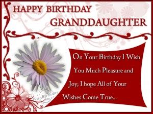 My grandchild, it has been a joy since you were born,to watch you grow each and every day,to share in all of your accomplishments and see the love you show. Happy Birthday Granddaughter Quotes. QuotesGram