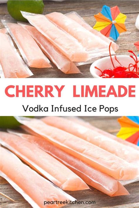 Spiked Cherry Limeade Ice Pop Pear Tree Kitchen