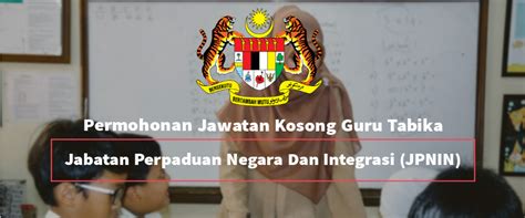 Ogos 2020 lokasi :pelbagai negeri sektor :swasta kelulusan minimum :master,ijazah status pelantikan :tetap/kontrak. Permohonan Jawatan Kosong Guru Tabika Kerajaan ~ Jabatan ...