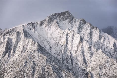 Lone Pine Peak In Winter Eastern Sierra Nevada California Mike