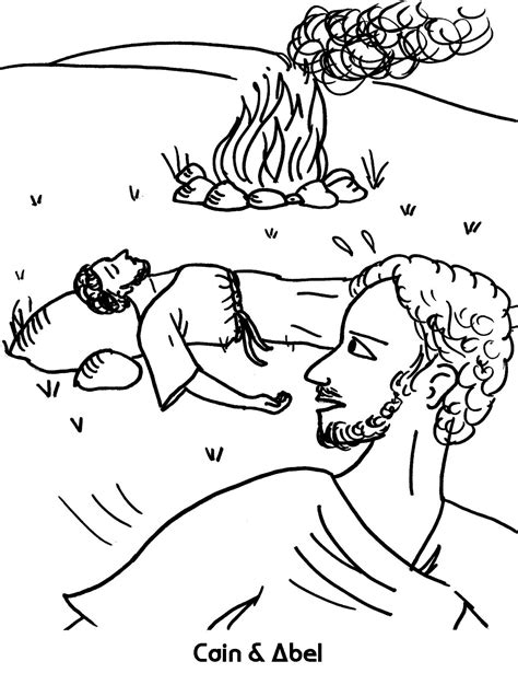 Cain And Abel Coloring Page at GetColorings.com | Free printable