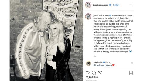 Jessica Simpson Praises Dad Joe On His Birthday 8days