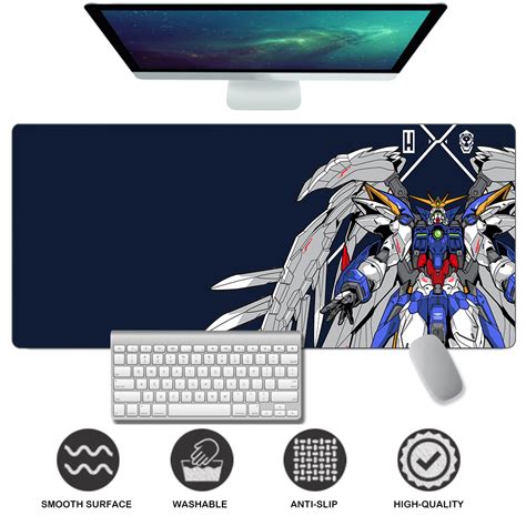Mobile Suit Gundam Mouse Pad Coated Steel Bullets Gundam Rx 78 Years