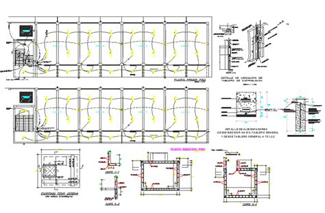 Electrical And Working Detail Dwg File Cadbull