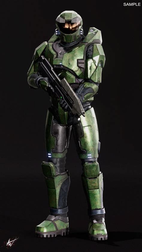 Halo Combat Evolved Master Chief Hd Abimael Salazar In 2022 Combat
