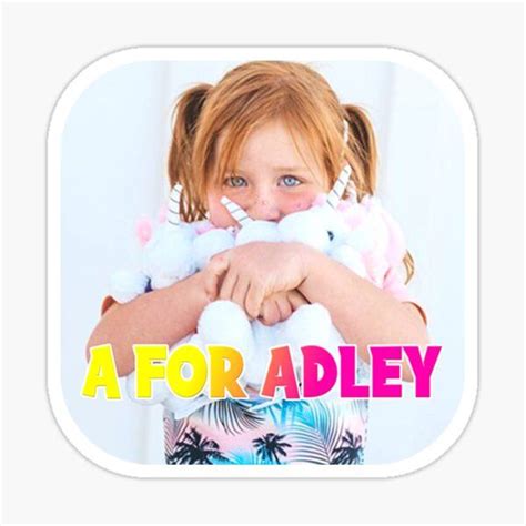 Youtube A For Adley Sticker By Weavesmart In 2022 Vinyl Decal