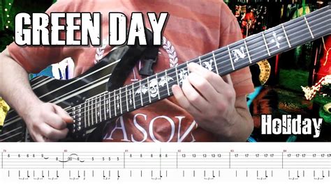 Green Day Holiday Guitar Cover Tabs Youtube