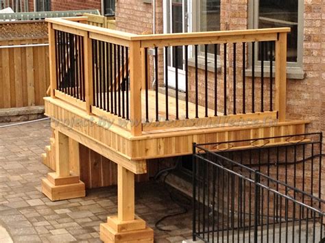 I am working with wrought iron and would like to know the best ways to finish the things i make such as rustproofing for bathrooms and outdoors and. High Resolution Iron Deck Railing #8 Small Deck With ...